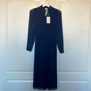 Aritzia/Wilfred navy dress
